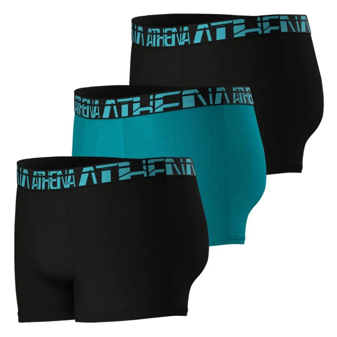 Lot de 3 boxers homme 720 Stretch Micro Athena bleu