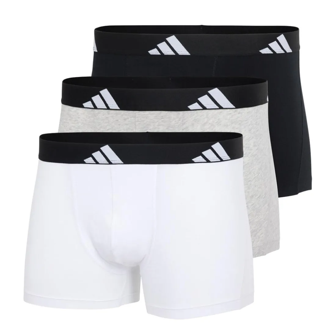 Lot de 3 boxers homme Active Flex Cotton Adidasport blanc en coton