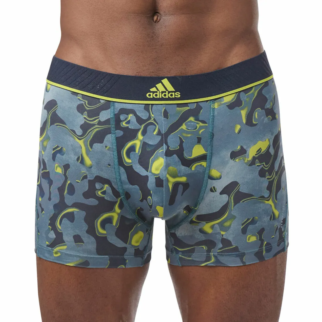 Lot de 3 boxers homme Active Micro Flex Eco Adidas gris en coton