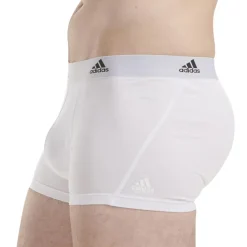 Lot de 3 boxers homme Active Flex Coton Adidas blanc