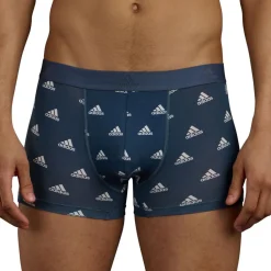 Lot de 3 boxers homme Active Flex Cotton Adidasport bleu en coton