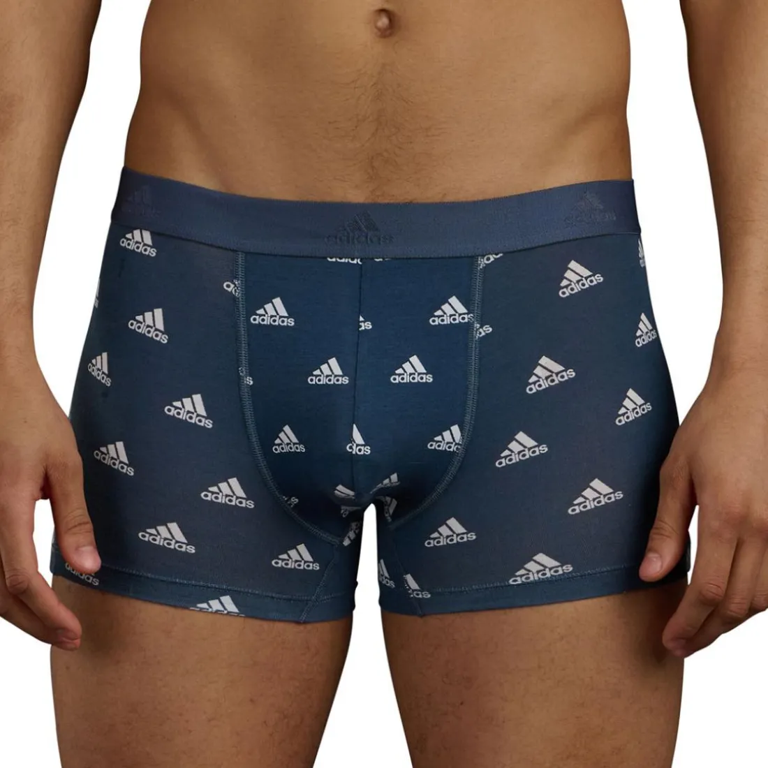 Lot de 3 boxers homme Active Flex Cotton Adidasport bleu en coton