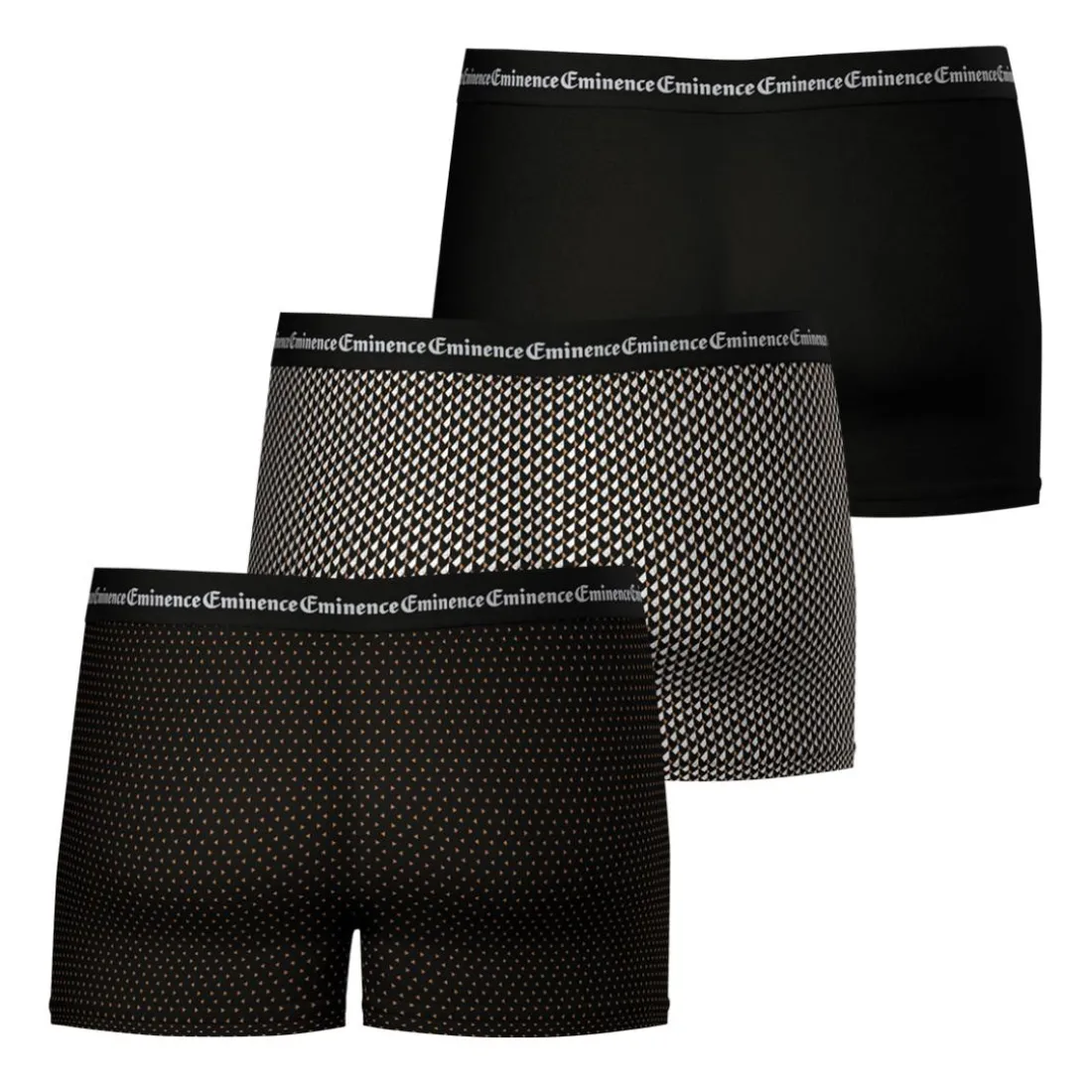 Lot de 3 boxers homme Business Print Eminence multicolore en coton