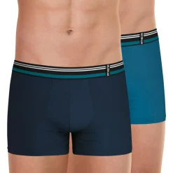 Lot de 2 boxers homme Duo Eco bleu en coton
