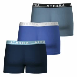 Lot de 3 boxers homme Easy Color Bleu en coton