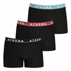 Lot de 3 boxers homme Easy Color Noir en coton