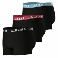 Lot de 3 boxers homme Easy Color Noir en coton