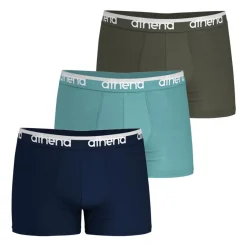Lot de 3 boxers homme Easy Bio Athena multicolore en coton