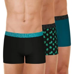 Lot de 3 boxers homme Easy Fun Athena vert en coton