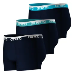 Lot de 3 boxers homme Easy Bio Athena bleu en coton