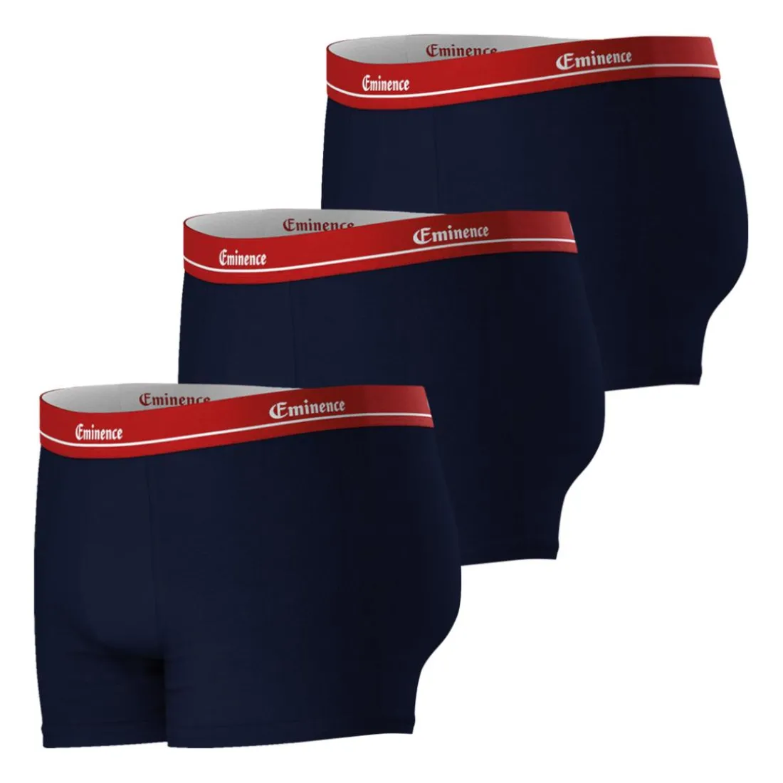 Lot de 3 boxers homme Edition limitée Chic In The City Eminence rouge en coton