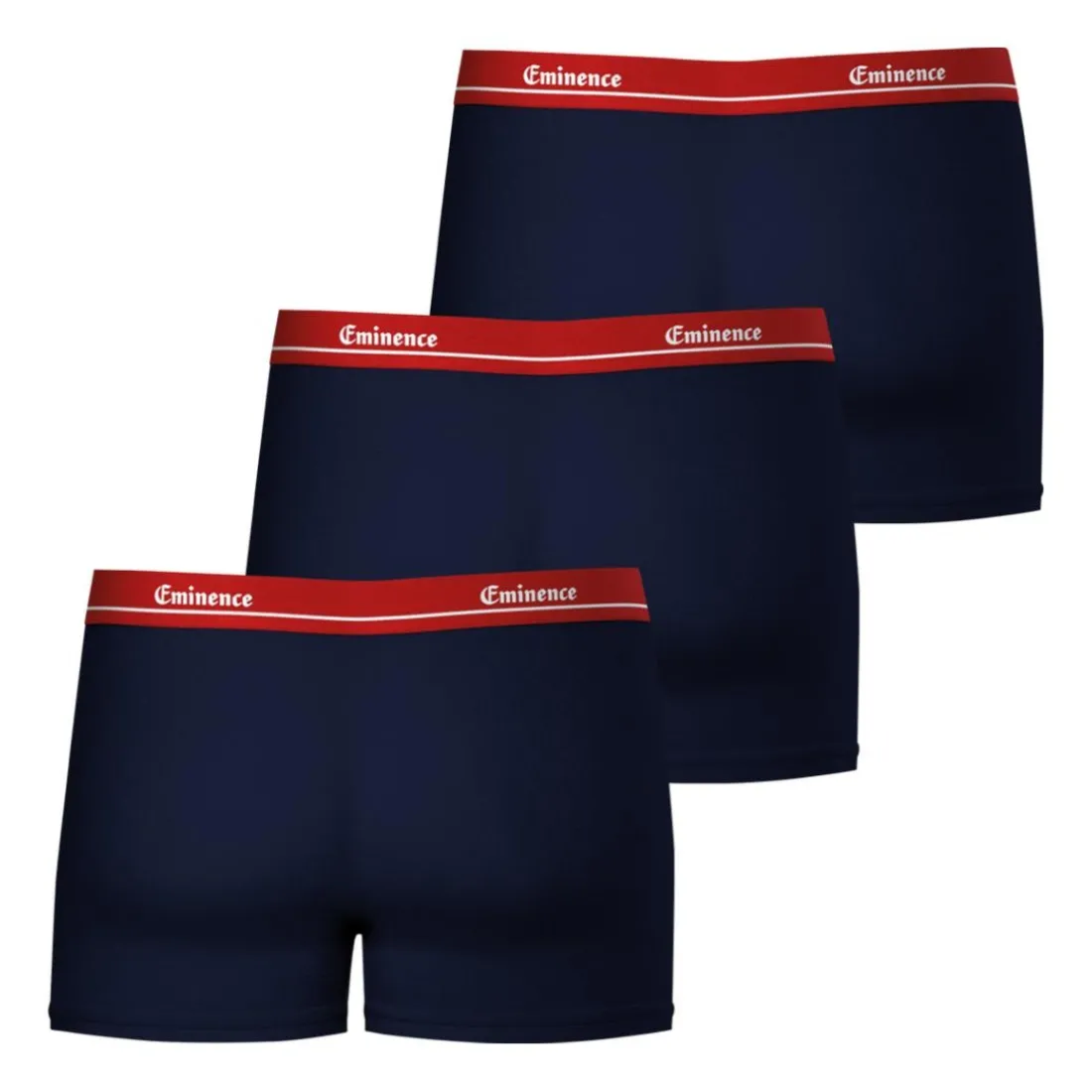 Lot de 3 boxers homme Edition limitée Chic In The City Eminence rouge en coton
