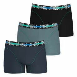Lot de 3 boxers homme Endurance 24h Gris en coton