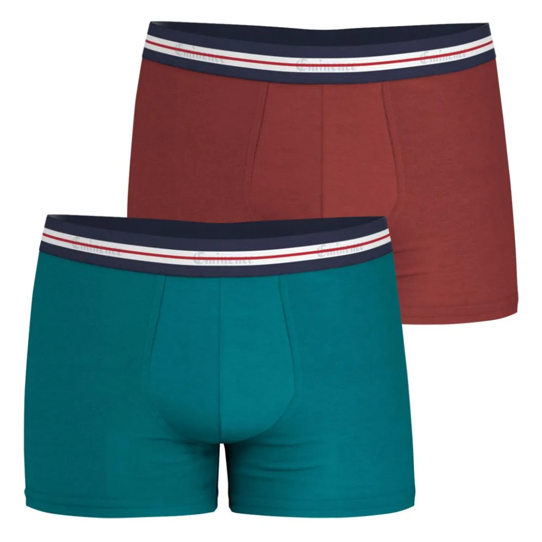 Lot de 2 boxers homme Fait en France Eminence multicolore