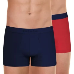 Lot de 2 boxers homme Fait en France Eminence rouge et noir