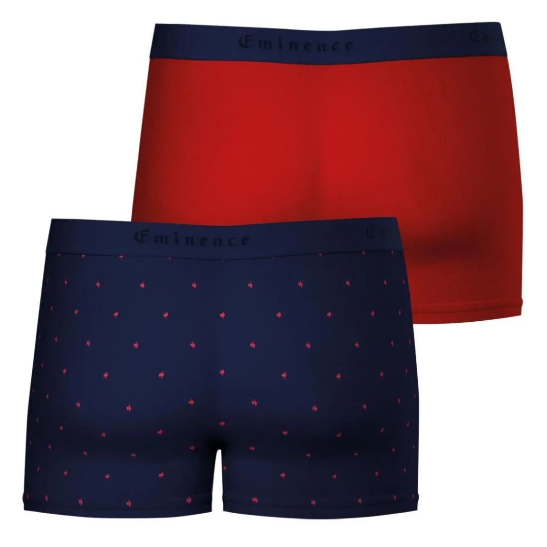 Lot de 2 boxers homme Fait en France Eminence rouge