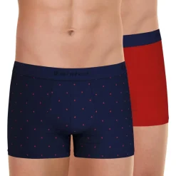 Lot de 2 boxers homme Fait en France Eminence rouge