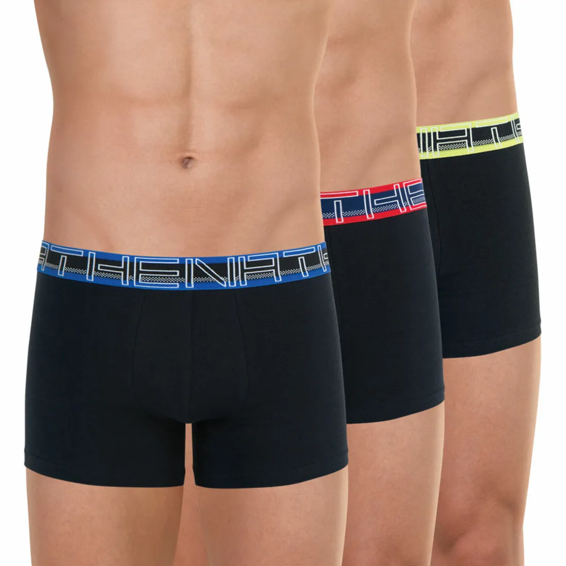 Lot de 3 boxers homme Full Stretch Noir en coton