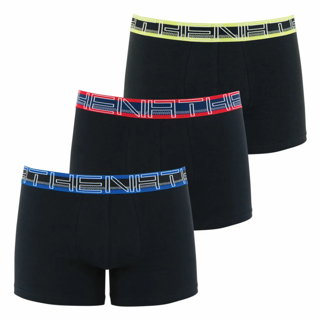 Lot de 3 boxers homme Full Stretch Noir en coton