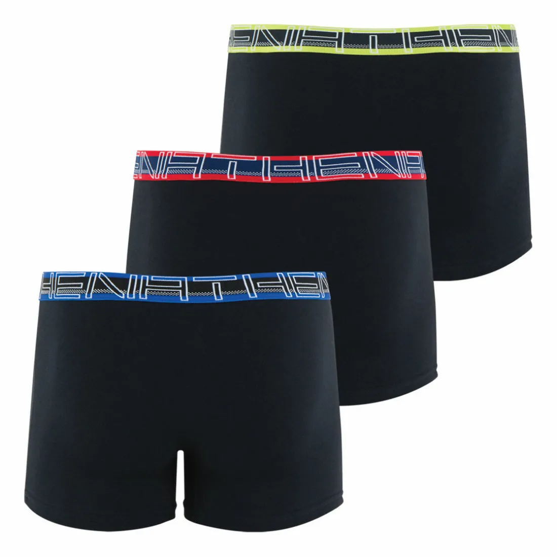 Lot de 3 boxers homme Full Stretch Noir en coton