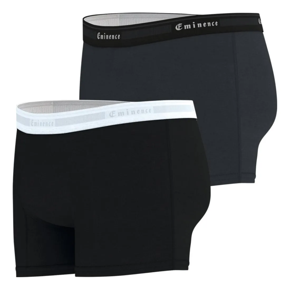 Lot de 2 boxers homme Tailor Eminence noir en coton