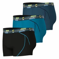Lot de 3 boxers homme Training Dry Bleu