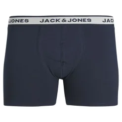 Lot de 3 Boxers Long Gris/Noir en Coton - Amil