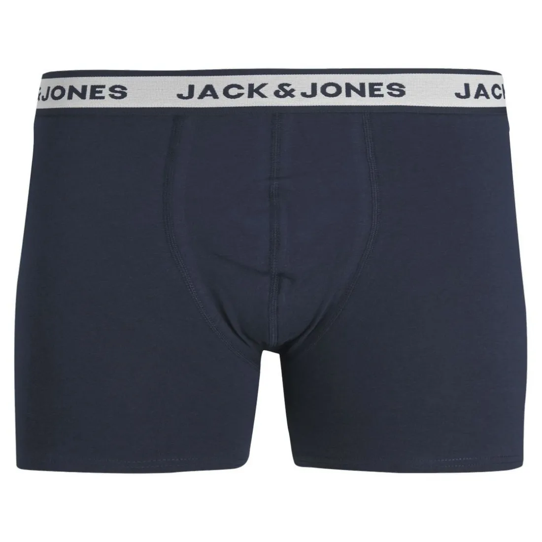 Lot de 3 Boxers Long Gris/Noir en Coton - Amil