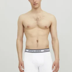 Lot de 3 Boxers Long Gris/Noir en Coton - Amil