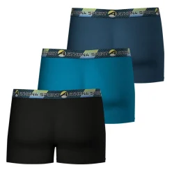 Lot de 3 boxers long homme - Bleu