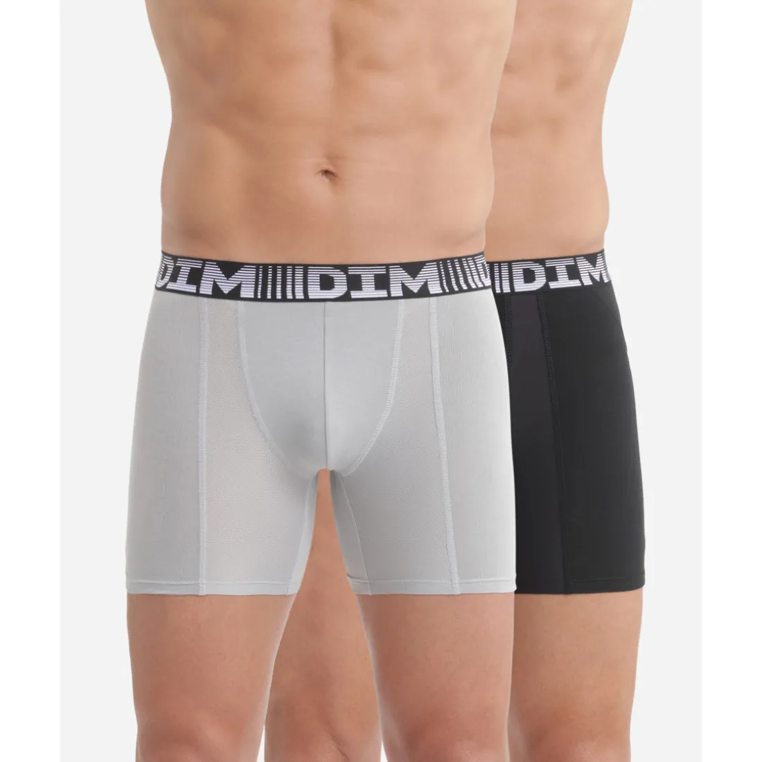 Lot de 2 boxers longs - 3D FLEX AIR X2 - Dim Homme en coton
