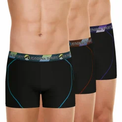 Lot de 3 boxers longs homme - Noir