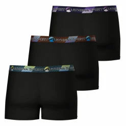 Lot de 3 boxers longs homme - Noir