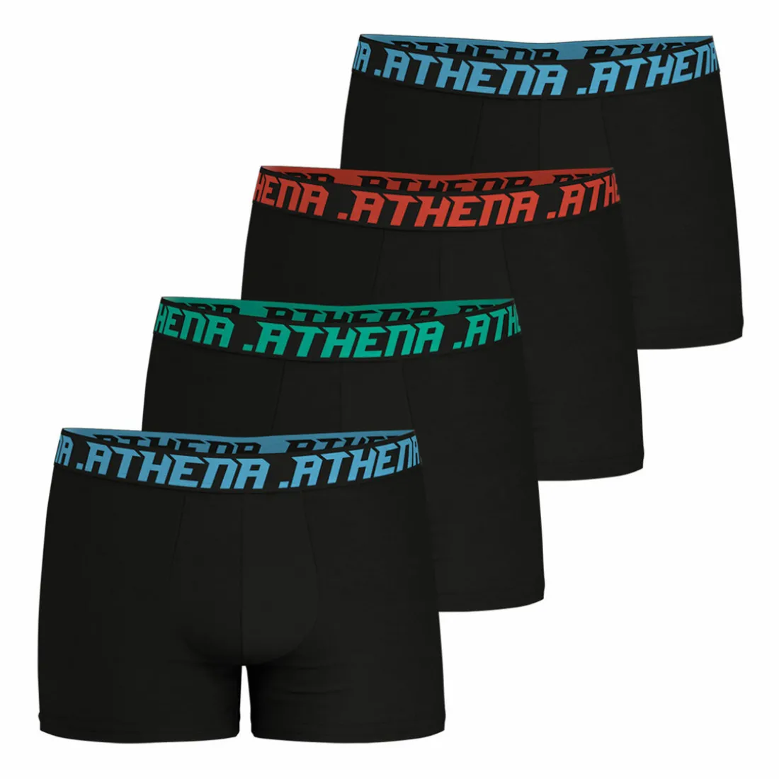 Lot de 4 boxers My Petits Prix noir en coton pour homme
