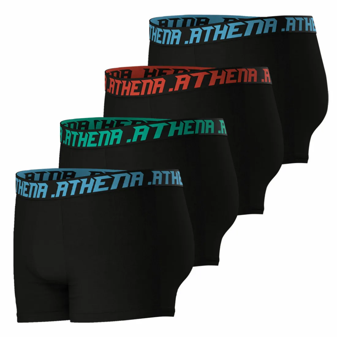 Lot de 4 boxers My Petits Prix noir en coton pour homme