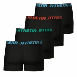 Lot de 4 boxers My Petits Prix noir en coton pour homme