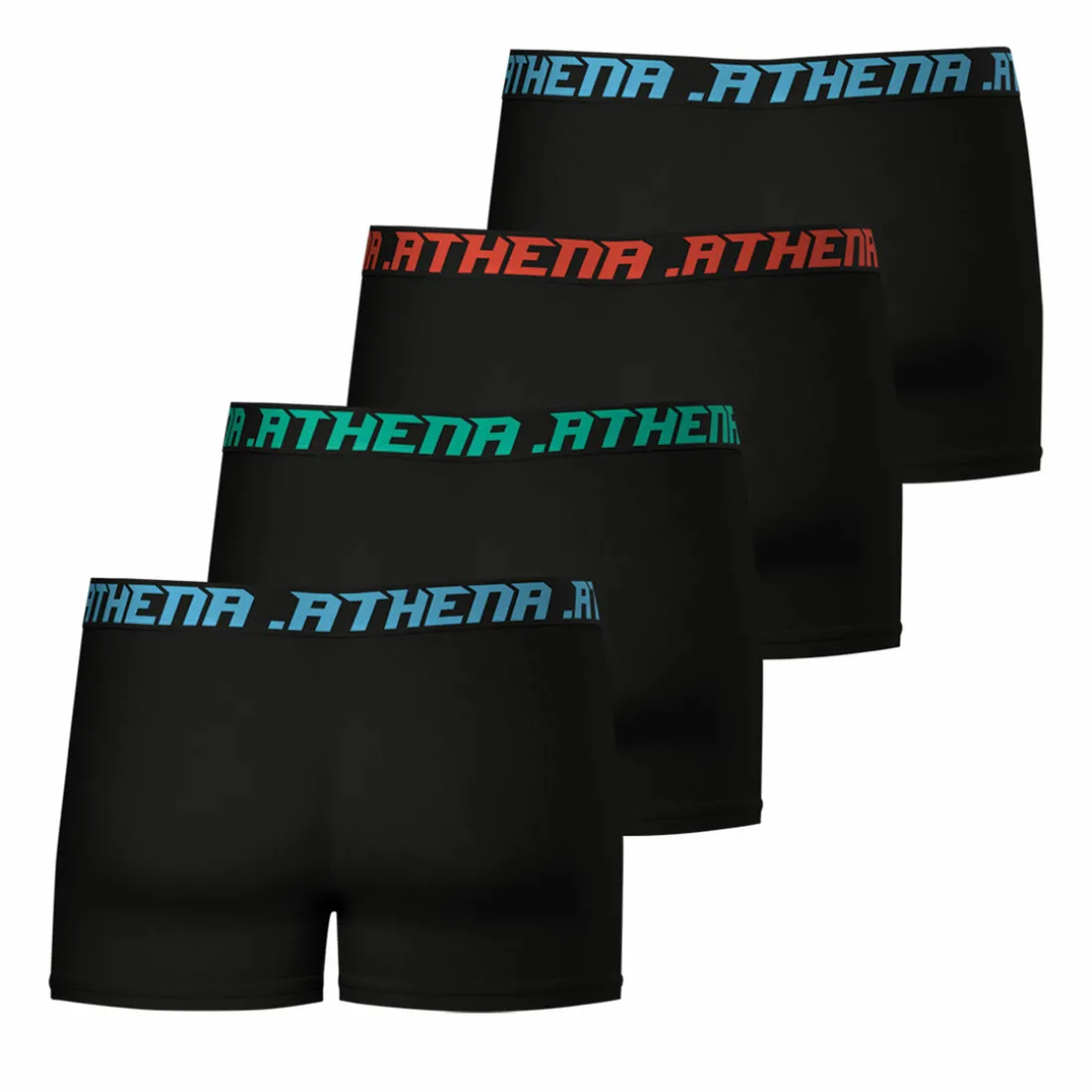 Lot de 4 boxers My Petits Prix noir en coton pour homme