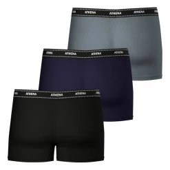 Lot de 3 boxers My Petits Prix bleu en coton pour homme