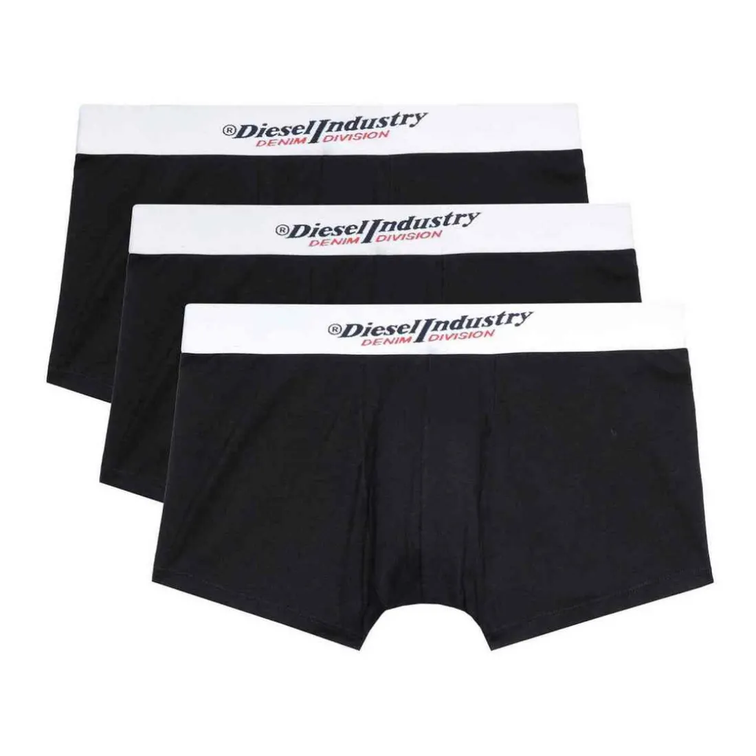 Lot de 3 Boxers Noirs - Diesel Underwear en coton