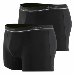 Lot de 2 boxers pour fuites urinaires Homme Sérénité Heritage noir en coton