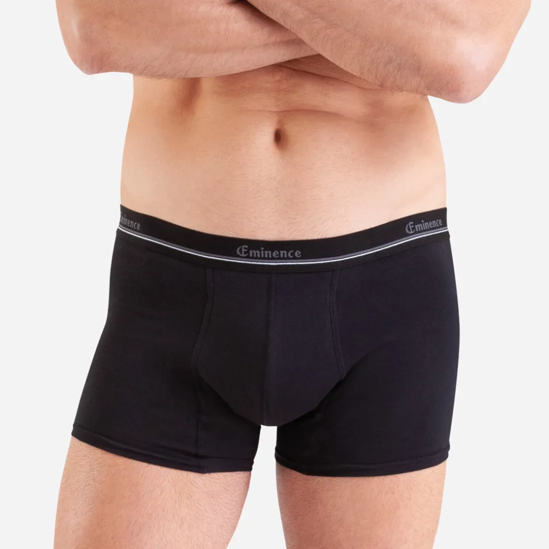 Lot de 2 boxers pour fuites urinaires Homme Sérénité Heritage noir en coton
