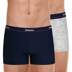 Lot de 2 boxers Swing édition Anniversaire bleu en coton pour homme
