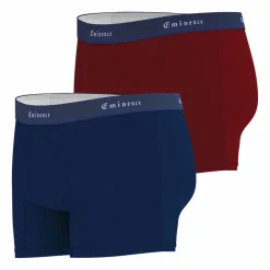 Lot de 2 boxers Tailor rouge en coton pour homme