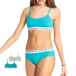 Lot de 2 brassières Coton Ultra Doux by Fille