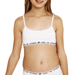 Lot de 2 brassières fille Coton Ultra Doux Athena Fille violet