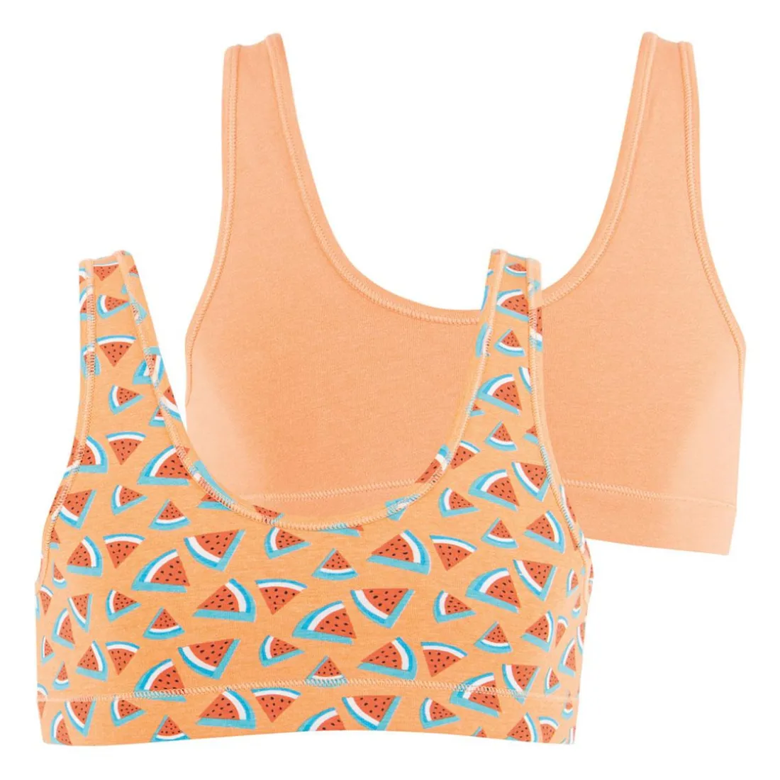 Lot de 2 brassières fille Ecopack Girl Mode rose