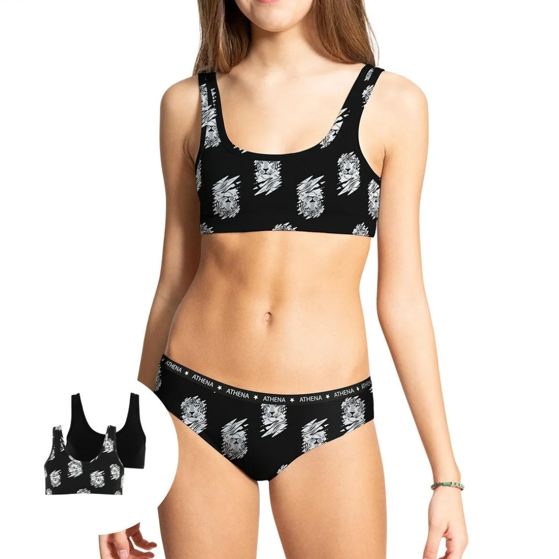 Lot de 2 brassières fille Ecopack Girl Mode