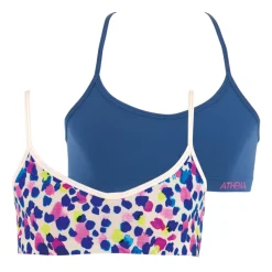 Lot de 2 brassières fille Sans Coutures Fashion Athena Fille bleu