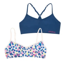 Lot de 2 brassières fille Sans Coutures Fashion Athena Fille bleu