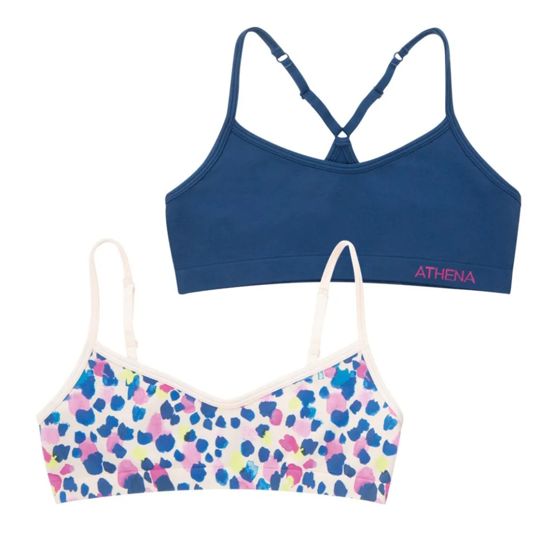 Lot de 2 brassières fille Sans Coutures Fashion Athena Fille bleu